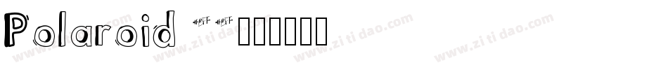 Polaroid 22字体转换